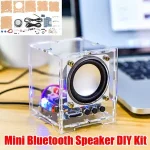 HU 009 Bluetooth Speaker 2 Inch 3W Mini Spaker Unit Electronic Component DIY Kit Wireless Wired 5V DC Powered With Acrylic Shell Bangladesh (New)
