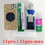 Iphone 11 Pro Max BackShell  Door Large Camera Hole Replacement Rear Battery Glass Cover 11 Pro Max with Tool Kits Bangladesh (New)