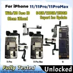 100% Working Motherboard iPhone 11 Pro Max With/NO Face ID Unlocked Support iOS Update Clean iCloud Logic Board Mainboard Bangladesh (New)