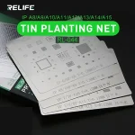 RELIFE Phone Logic Board BGA Repair Stencil iPhone 7/8/X/13/14/15/16/17Pro Motherboard IC Chip Ball Soldering Net Bangladesh (New)