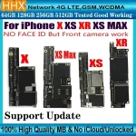 Clean iCloud iPhone XR X XS Logic Main Board Working Motherboard Support OS Update Chips NO Face ID Unlocked 64/128gb Bangladesh (New)