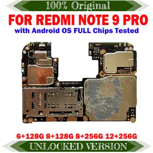 S116fcef764594de4b61f4340adc221d0h_300x300q75 Motherboard Xiaomi Redmi Note 9 Pro Mainboard Logic Board Original Unlocked Main Circuits Plate Working Perfectly Bangladesh (New) - Image 1