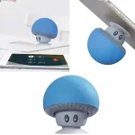 Mini Bluetooth Speakers Cute Mushroom Design Portable Wireless Sound Box PC Suction Cup Phone Holder Walkman Girls Pink Bangladesh (New)