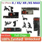 Clean iCloud Logic board 100% Unlocked iPhone X XS MAX XR Motherboard Support Update Plate Chip Mainboard Good Working Bangladesh (New)
