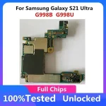 Motherboard Samsung Galaxy S21 Ultra Plus G998B G998U G990F G991B G991U G996B G996U 128GB Chips Android OS Mainboard Bangladesh (New)