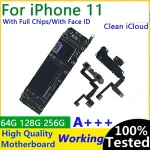 100% Working Logic Board iPhone 11 Motherboard with face ID Unlocked Free Clean iCloud iPhone 11 Board Chips Bangladesh (New)
