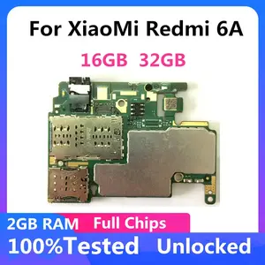 S37b7d6297b16408aa2b14c2e12ba6fbe1_300x300q75 Xiaomi RedMi 6A Logic Board Global Origina Mobile Electronic Panel Mainboard Motherboard Unlocked With Chips Circuits Bangladesh (New) - Image 1