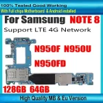 Samsung Galaxy Note 8 N950F N950U N950FD 64GB Motherboard Unlocked SM N950F SM N950FD Logic board EU Version 128GB Bangladesh (New)
