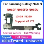 Samsung Galaxy Note 9 N960F N960FD N960U Motherboard Unlocked Main Logic Boards 128GB 512GB Android Chip Plate Bangladesh (New)
