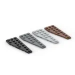 MOC 10 50304 Wedge Plate 8x3 Building Blocks Kit Right Board House Bricks Particle Educational Toys Children Birthday Gifts Bangladesh (New)