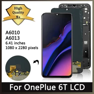 S50c2a44bb5bc4ca88a3ff7a6c1ae4753x_300x300 6.41BackShell AMOLED OnePlus 6T LCD 1+6T Display Touch Screen Digitizer Assembly One Plus 6T A6010 A6013 Display Replacement Bangladesh (New) - Image 1