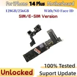 E SIM/SIM Version Clean iCloud Mainboard IPhone 14 Plus Motherboard Unlocked With/No Face ID Logic Board Fully Working Bangladesh (New)