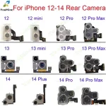 Quality Rear Camera iPhone 12 mini 13Pro 14 Pro Max Back Camera iphone 13 mini 14 Plus Rear Main Lens Flex Cable Camera Bangladesh (New)