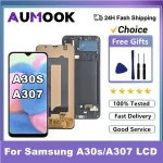A30s AMOLED Pantalla Display Samsung A30s A307 LCD Display Touch Screen Digitizer Assembly Samsung A30S LCD A307F A307FN Bangladesh (New)
