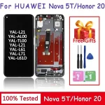 6.26''Test Huawei Honor 20 Honor20 LCD Display Touch Screen Digitizer Assembly Replacement Huawei Nova 5T Nova5T LCD Bangladesh (New)