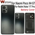 High Quality 6.6“Xiaomi Poco X4 GT Battery Cover Door Rear Housing Cover Replacement Redmi Note 11T Pro Plus Back Cover Bangladesh (New)