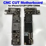 CNC CUT Motherboard IPhone12 Pro Max Logic Board 4G 5G Polishing CPU AP RF IPhone 12 Pro Motherboard Swap CPU Baseband Bangladesh (New)