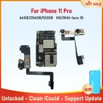 100% Fully Tested Mainboard iPhone 11 Pro 64g 256g 512g Motherboard With Face ID Unlock Logic Board Plate With Clean iCloud Bangladesh (New)