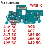 Samsung A06 A16 A26 A56 A07 A17 4G 5G Dock Connector Micro USB Charger Charging Port Flex Cable Microphone Board Bangladesh (New)