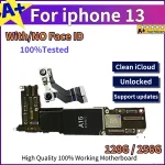 A+ Working Mainboard iPhone 13 Motherboard With Face ID 128G 256G iCloud Unlocked Logic Board Chips Support Tested Bangladesh (New)