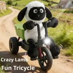 BackShell RC Lamb Tricycle Remote Control Car High Speed Drift Stunt Vehicle Perfect GiftKids Drifting Toys Kids Love the Most Bangladesh (New)