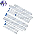 20 FPC FFC Ribbon Flexible Flat Cable 4/6/8/10/12/14/16/18/20 Pin FFC Wire 0.5mm 1mm 80C 60V VW 1 Line 5/10/15/20/25/30/40CM Bangladesh (New)