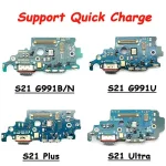 Samsung S21Ultra G998B S21 G991B S21 Ultra G998B G998N USB Charging Connector Board Port Dock Flex Cable With Microphone Bangladesh (New)