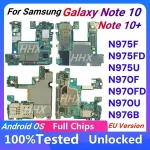 256GB Unlocked Motherboard Samsung Galaxy Note 10 N970F N970FD N970U NOTE 10 Plus N975F N975U N975FD Android OS Logic Board Bangladesh (New)