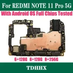 100% Working Mainboard Xiaomi Hongmi Redmi Note 11 Pro 5G Motherboard Unlocked 128GB 256GB Global ROM Logic Board Bangladesh (New)