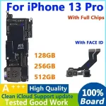 Fully Tested Authentic iPhone 13 Pro Motherboard unlocked With Face ID 128gb 256gb 5128GB Clean iCloud Logic Board Working Bangladesh (New)