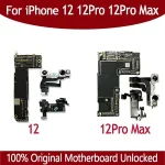 iPhone Motherboard Fully Tested iPhone 12 Pro Max Original Mainboard With Face ID Cleaned iCloud Bangladesh (New)