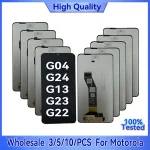 Wholesale 3/ 5/10 Pieces/Lot Motorola G04 G24 Lcd Display Screen With Touch Assembly Moto G22 G13 G3 LCD Bangladesh (New)
