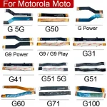 Tested BackShell Main Board Motherboard Connector Board Flex Cable Moto G100 G71 G60 G50 G31 G41 G9 Power Play Plus G62 G 5G G42 Bangladesh (New)