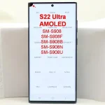 ORI 120Hz AMOLED S22 Ultra 5G Screen Samsung Galaxy S22 Ultra 5G S908B S908B/DS LCD Display Digital Touch Screen Replacement Bangladesh (New)