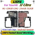 Chips Good Working Unlocked Xiaomi Mi 11 Ultra 128gb 256gb Original Motherboard Global Clean IMEI Mainboard Logic Board Bangladesh (New)