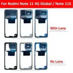 Xiaomi Redmi Note 11 Global / Note 11S Middle Plate Frame Front Bezel Housing Case Back Mid Plate Replacement Bangladesh (New)