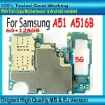 100%Tested Unlocked Mainboard Samsung Galaxy A51 A516B Motherboard Logic Board EU Version With Android System 6+128GB Bangladesh (New)