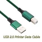 USB 2.0 USB 2.0 A To B Printer Cable Universal Square Port Data Connection USB 2.0 Printer Data Cable Printing High Speed Bangladesh (New)