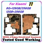 100% Original Mainboard Xiaomi Mi 11 Good Tested Work Unlock Motherboard Chips Logic Circuit Plate Work Version Bangladesh (New)