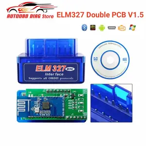 Sbaba5109f2824b24bc3e962b9dccb118B_300x300q75 ELM327 Bluetooth V1.5 Double PCB With PIC18F25K80 Chip OBD2 Code Reader ELM 327 V2.1 V1.5 Diagnostic Tool IOS Android Window Bangladesh (New) - Image 1