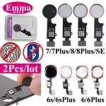 2 Home Button Flex Cable Return iPhone 7 8 6 6s Plus Universal Menu Key erboard Connector No Fingerprint no Touch ID Bangladesh (New)