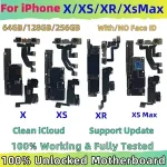 Fully Tested Unlocked Support IOS Update iPhone XS Max Motherboard chips Free Clean iCloud iphone X XR Logic board Bangladesh (New)
