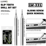 LW 331 SLIDING SCREWOUICK REMOVAL Drill Bit Set Mobile Phone PCB Motherboard Screw Removal Repair Tools Bangladesh (New)