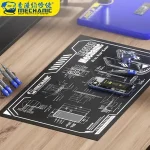 MECHANIC V77 V78 V79 600*350mm Antistatic Heat Insulation Pad Phone Maintenance Motherboard IC Chips Soldering Repair Mat Bangladesh (New)