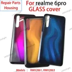 6.6'' Realme 6 Pro Battery Cover Rear Housing Glass Case RMX2061 RMX2063 Back Cover Replace Realme 6Pro Housing Bangladesh (New)