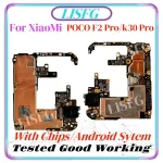 100%Good Working Unlocked Xiaomi K30 Pro/Poco F2 Pro Motherboard 128GB/256GB Mianboard WIth Chips Android OS 5G Version Bangladesh (New)