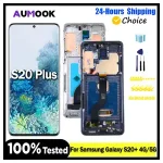 6.7AMOLED LCD Samsung Galaxy S20+ G985 G985F LCD Display Touch Screen Digitizer Assembly Samsung S20+5G G986 LCD Screen Bangladesh (New)