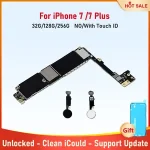 iPhone 7 7 Plus Motherboard Mainboard With Touch ID Unlocked Logic Board Clean iCloud Support System Update Bangladesh (New)