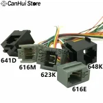 5 RJ11 RJ12 RJ45 Telephone Female Socket Connector With Wire 4P4C 6P4C6C 8P8C Female Jack Connector 616E 623K 616M 641D 648K Bangladesh (New)