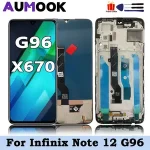 6.7'' AMOLED Infinix Note 12 G96 X670 LCD Display Touch Screen Digitizer Assembly Infinix Note12 G96 LCD Replacement Bangladesh (New)